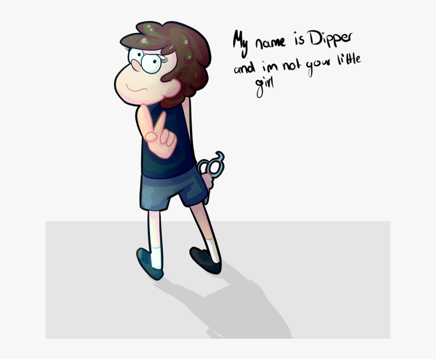 Transgender Drawing Gravity Falls - Dipper Gravity Falls Trans, HD Png Download