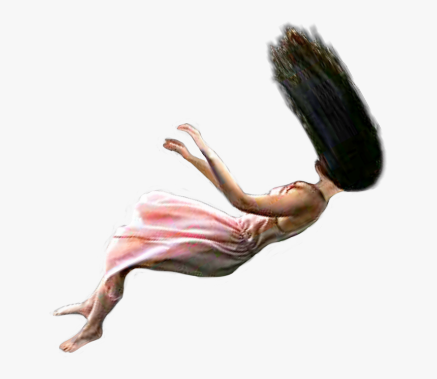 #freetoedit #fall #falling #down #girl #women #tumblr - Girl, HD Png Download