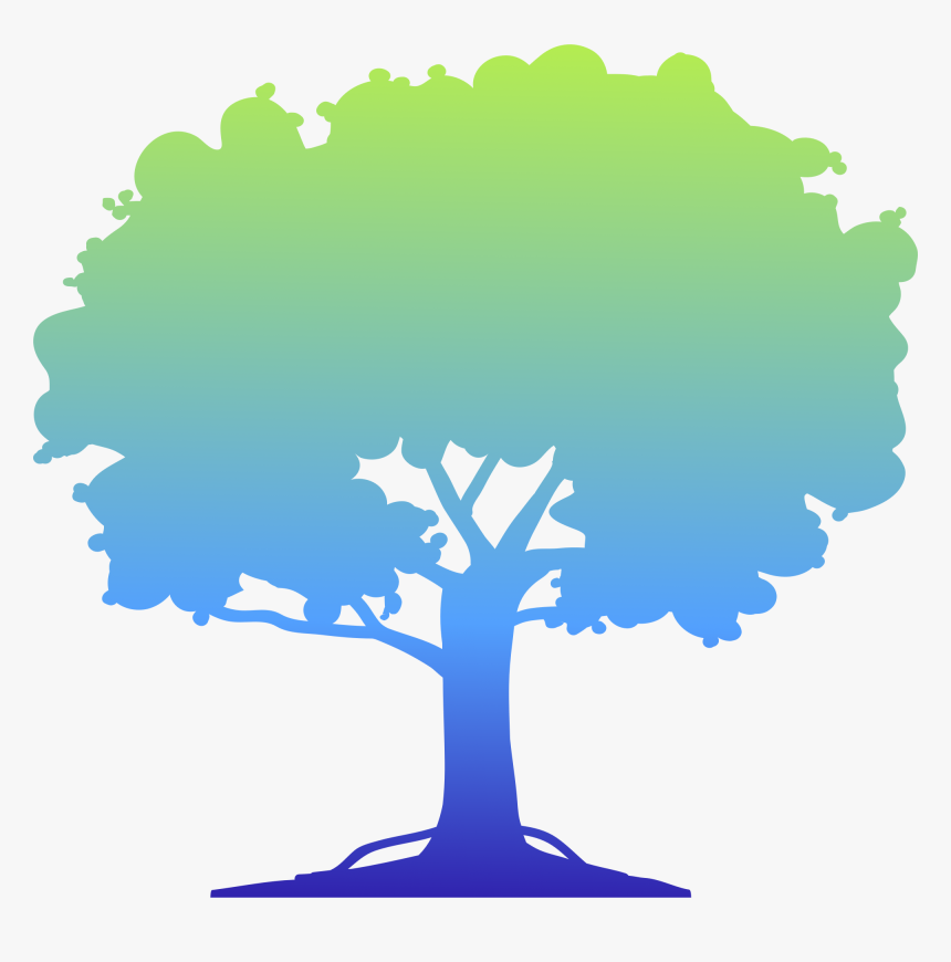 Silhouette Of A Orchard Tree, HD Png Download