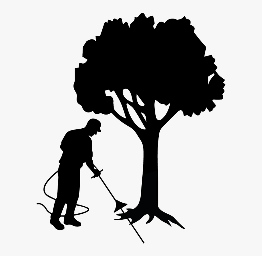 Root Aeriation, Decompaction &amp - Silhouette, HD Png Download
