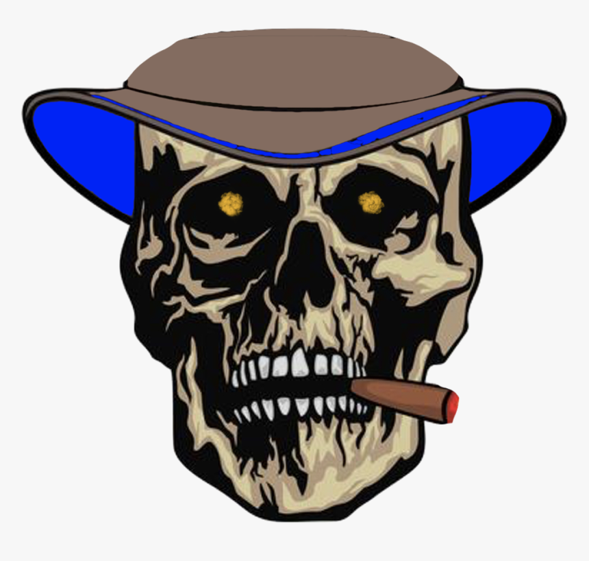 Skull With Crown And Rose, HD Png Download