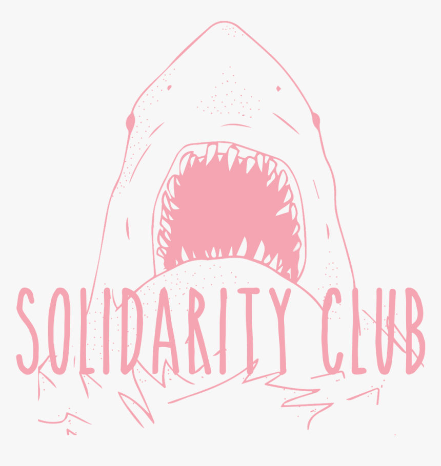 Solidarity Club Records Diy Label - Great White Shark, HD Png Download