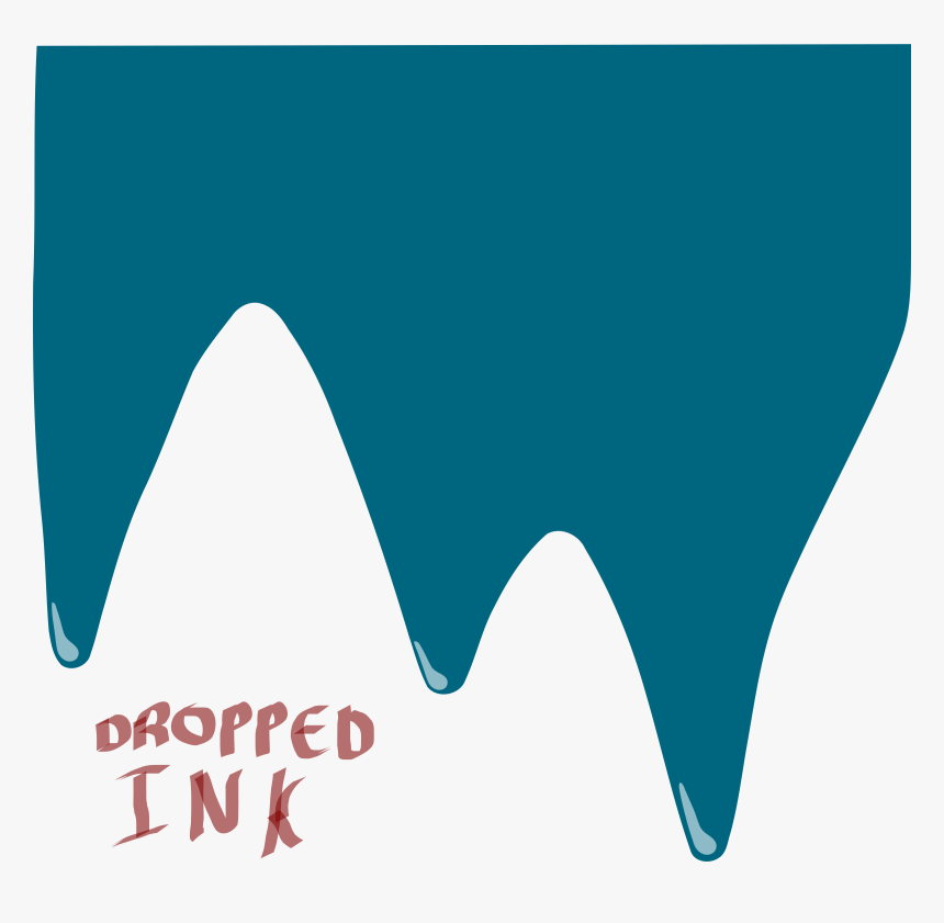 Dropped Ink - Clip Art, HD Png Download