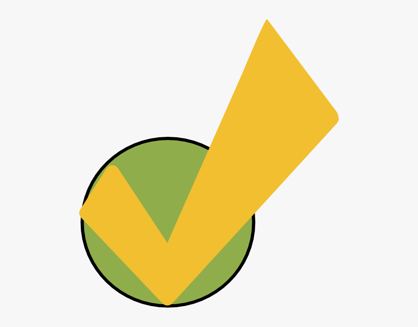 This Free Clipart Png Design Of Check Mark 4 Clipart - Check Mark Orange Gif, Transparent Png