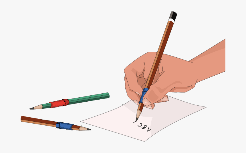 Gripperforholdingpencil - Writing, HD Png Download
