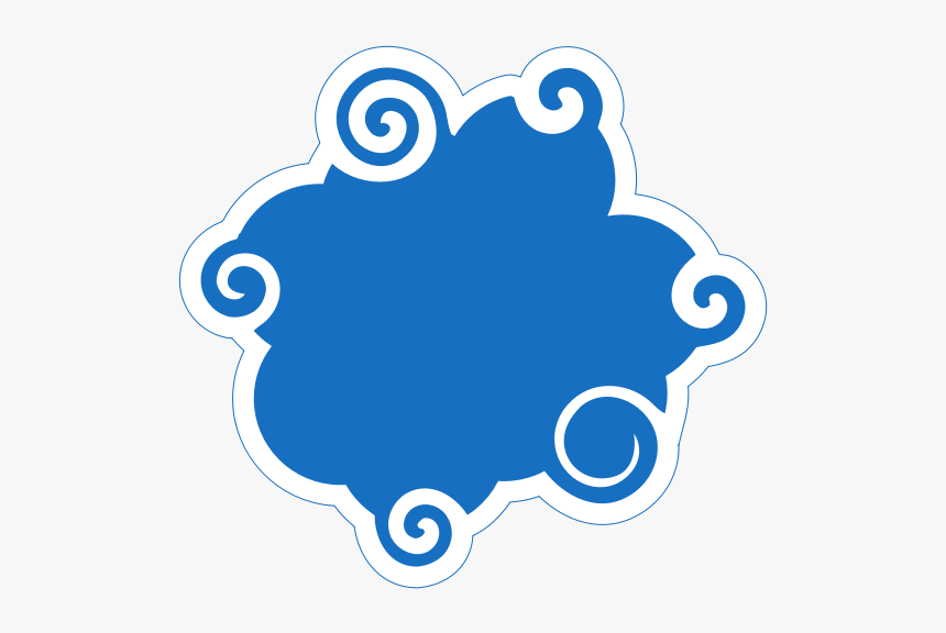 Speech Cloud Blue Color - Logos Para Shows Infantiles, HD Png Download