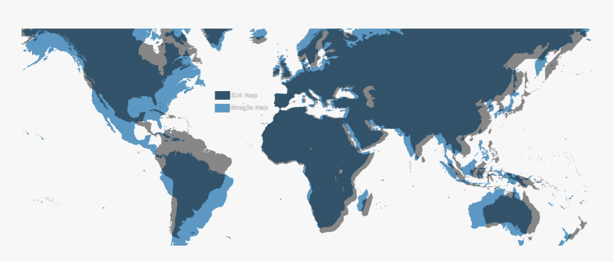 Eu4 Map Compared To Google Map - World Map Of Economic Systems, HD Png Download