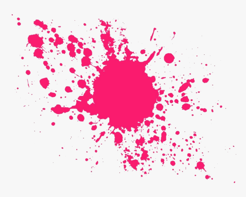 Paint Art Png Photo - Pink Paint Splatter, Transparent Png