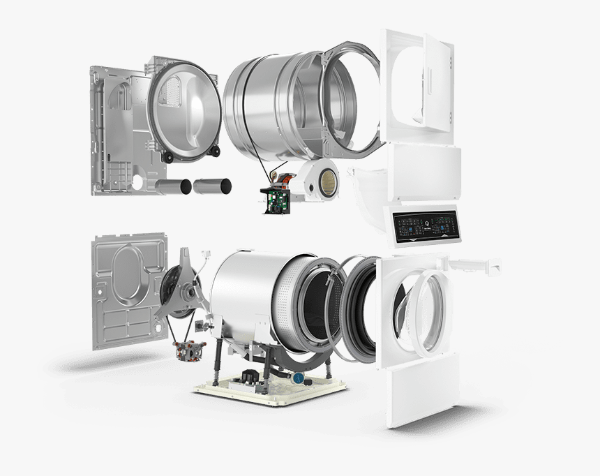 Speed Queen White Stacked Washer/dryer - Speed Queen Stacked Washer Dryer, HD Png Download