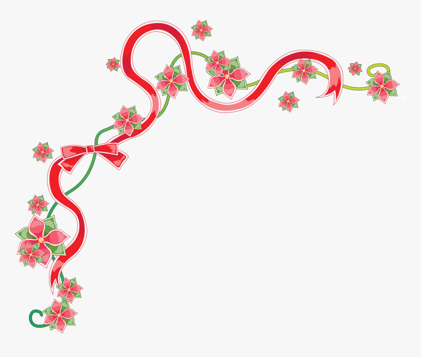 Картинка В Png - Christmas Border Candy Cane, Transparent Png