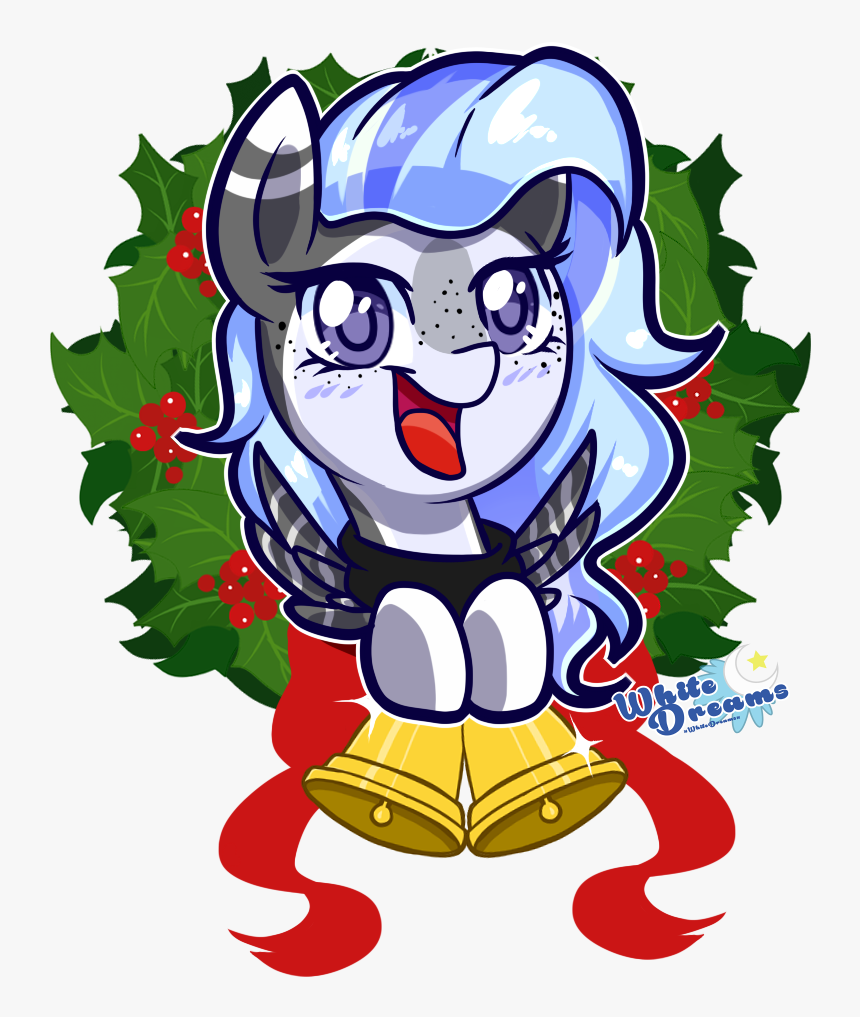 Xwhitedreamsx, Christmas Wreath, Female, Mare, Oc, - Twilight Sparkle Christmas Pony Art, HD Png Download