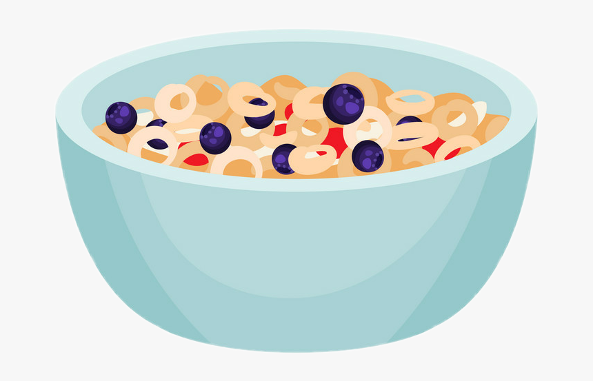 #bowl #food #cereals #rings #berries #strawberries - Muesli, HD Png Download
