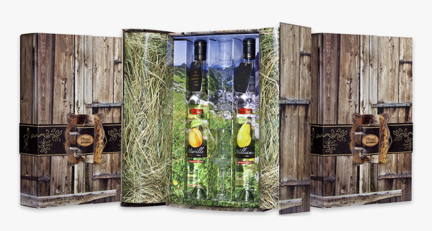 Fruit Brandy Box 2 With Glasses - Schnaps Geschenk Box, HD Png Download