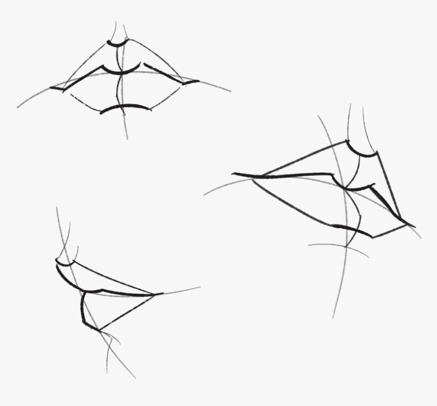 Mund Von Der Seite Zeichnen, HD Png Download