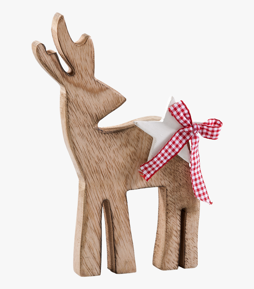 Reindeer With Star, 7,87 Inch - Reindeer, HD Png Download