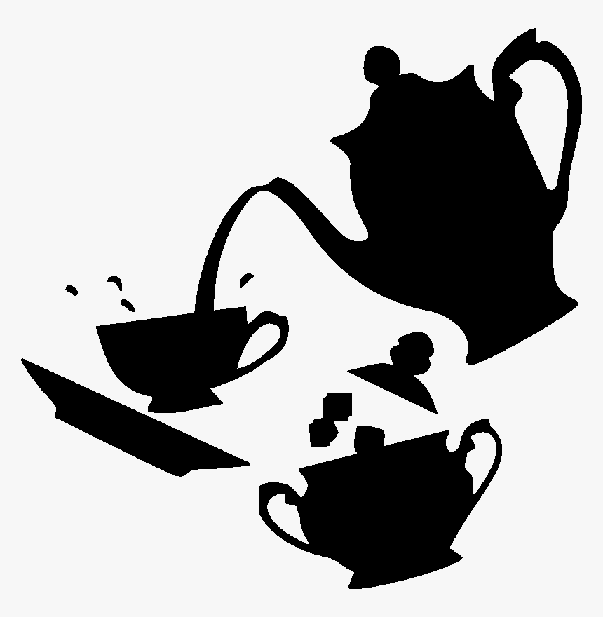 Tasse De Thé Silhouette, HD Png Download