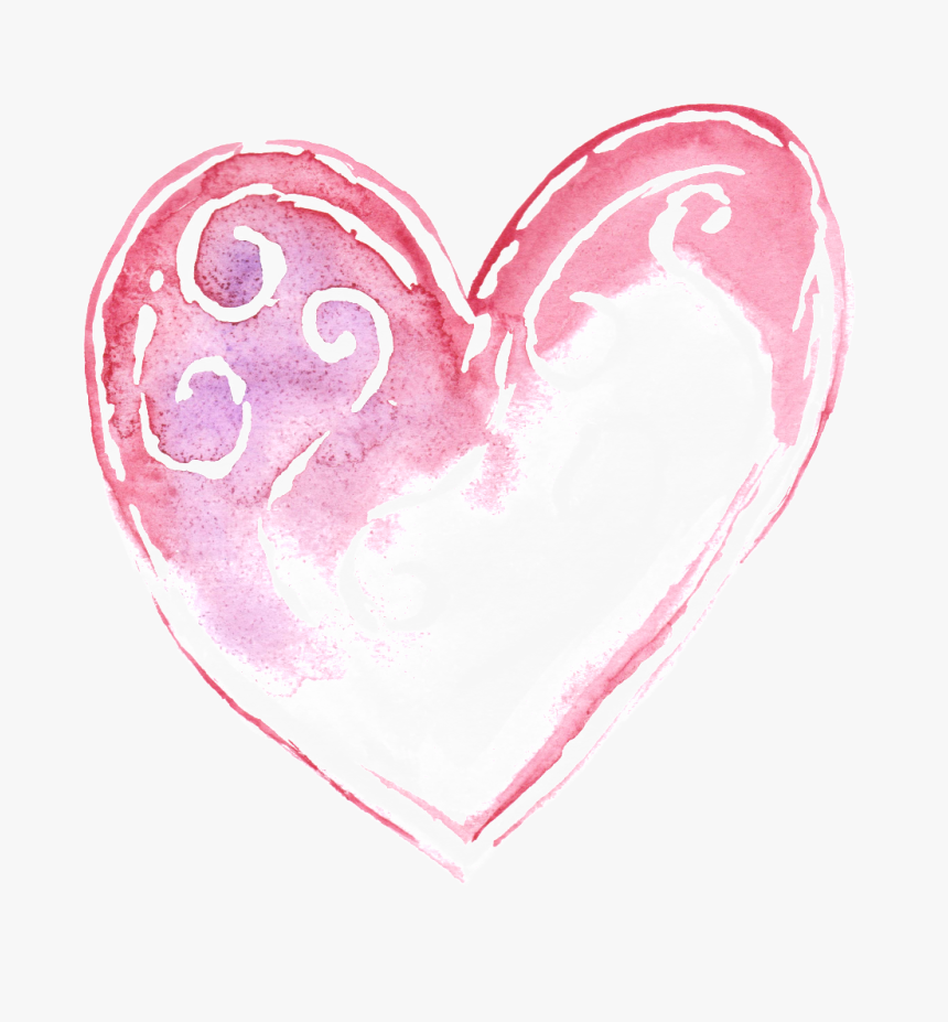 Blur Flower Heart Transparent Decorative - Heart, HD Png Download