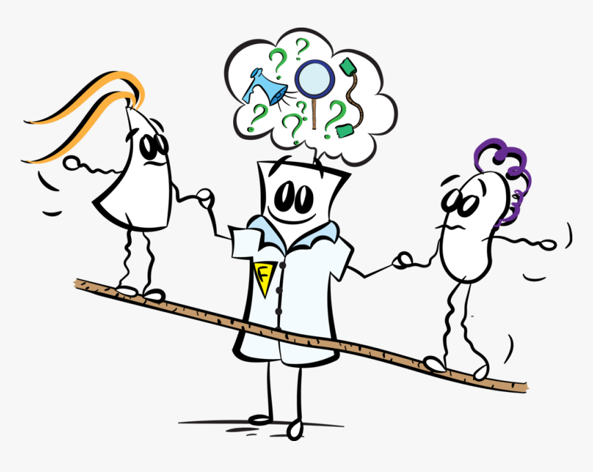 Dialogue Facilitators Help Groups Of People To Think - Cartoon, HD Png Download