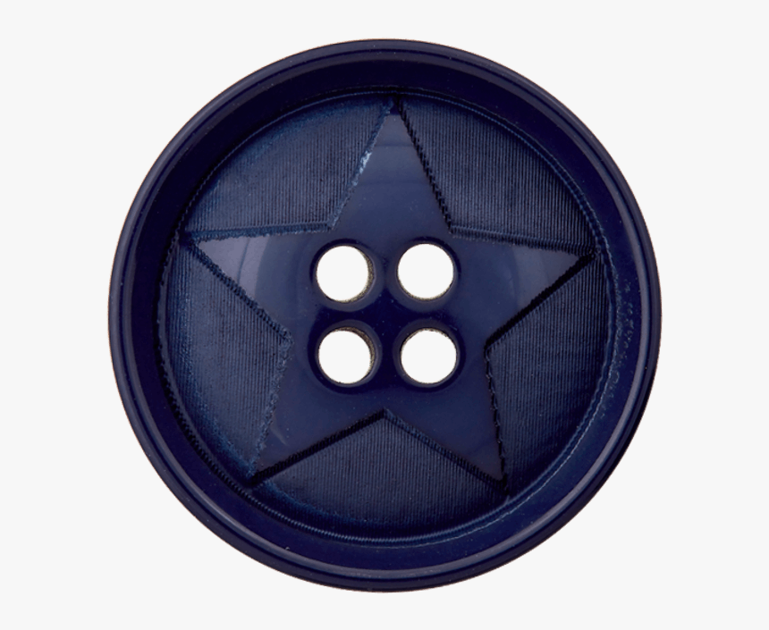 Four-hole Button Star - Circle, HD Png Download