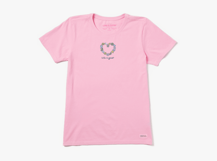 Women S Seashells Heart Vintage Crusher Tee - T-shirt, HD Png Download
