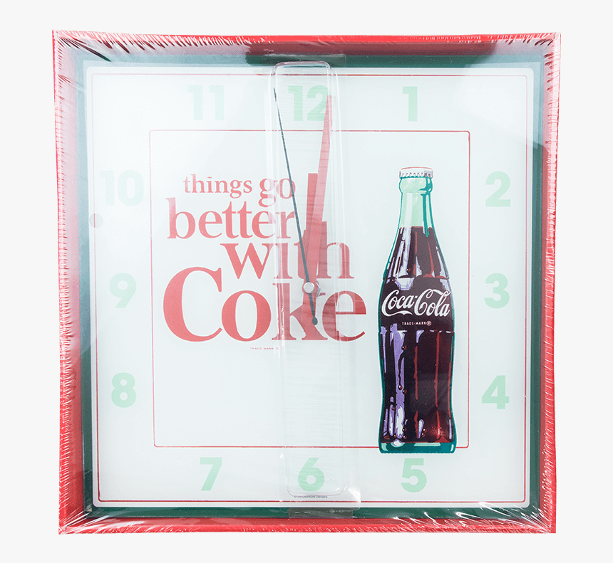 Coca Cola Square Wall Clock 
 Title Coca Cola Square - Coca-cola, HD Png Download