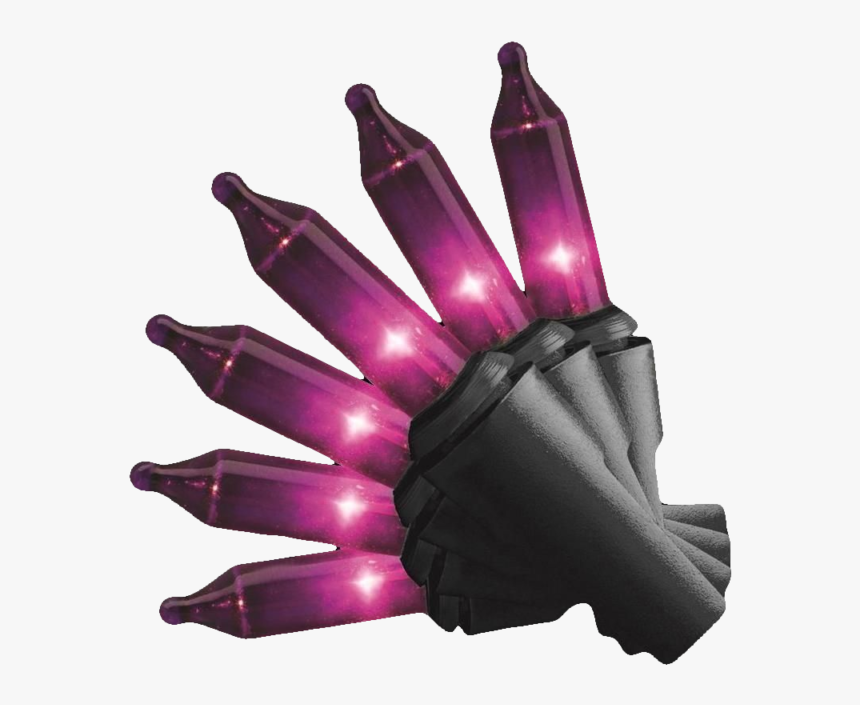 Halloween Purple Mini Lights - Softball, HD Png Download