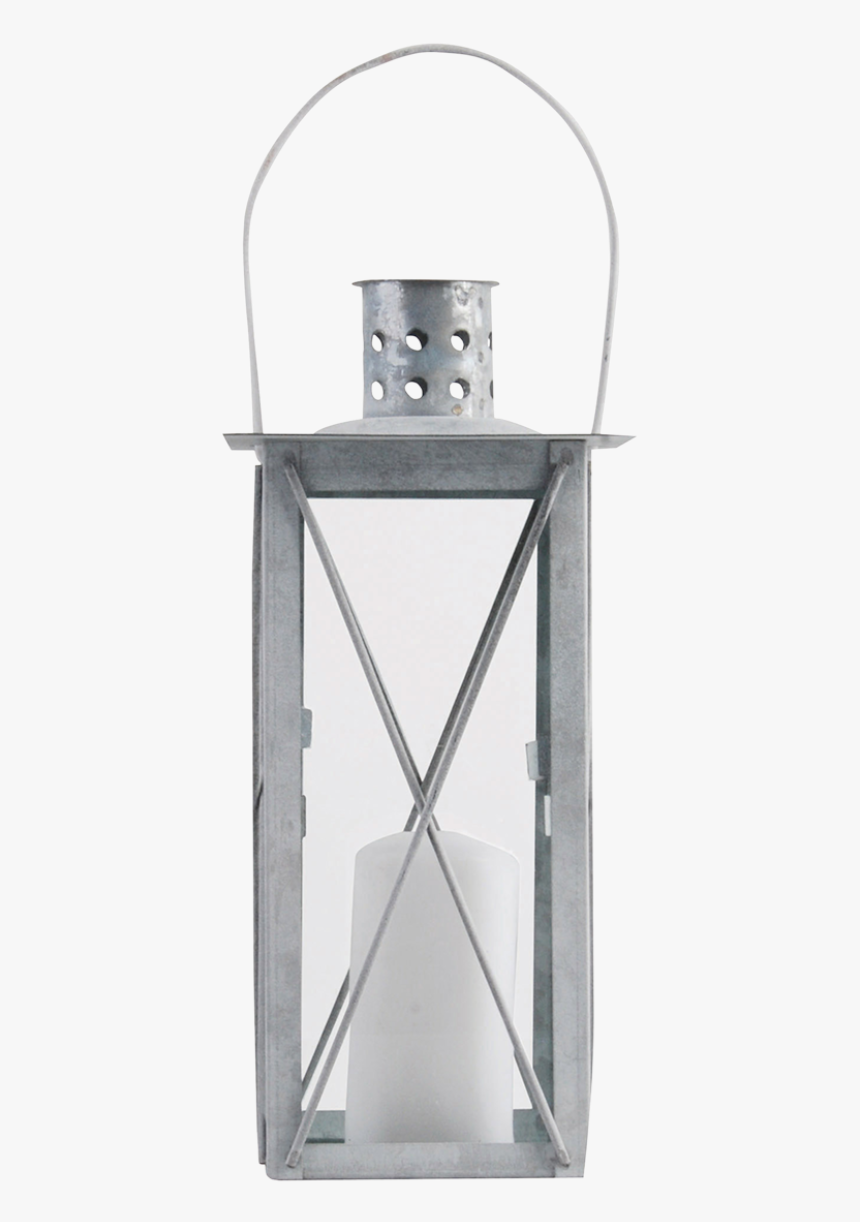 Old Zinc Lantern 25 Cm - Lantern, HD Png Download