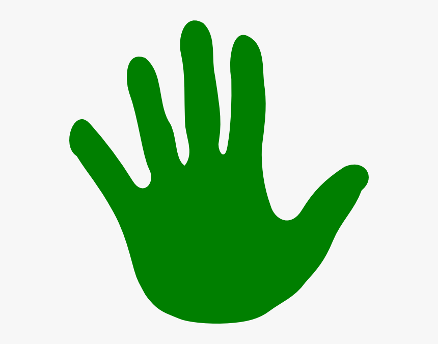 Hand Green Left Clip Art - Hand Clip Art, HD Png Download , Transparent