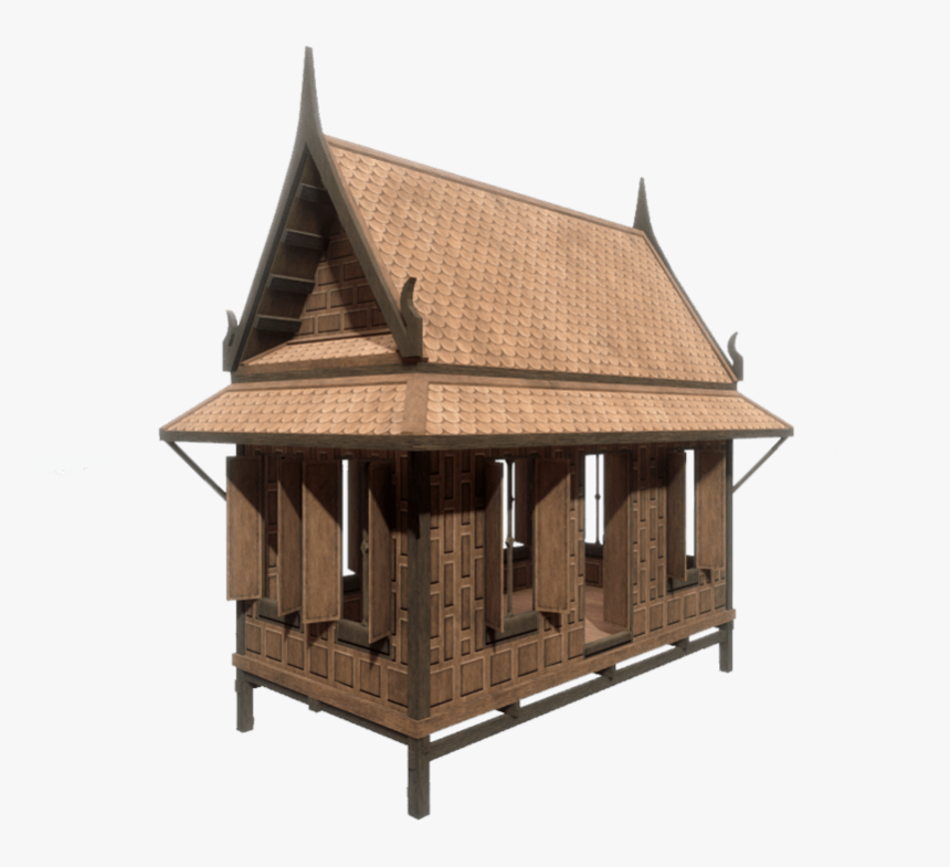 Thai Traditional House Png, Transparent Png