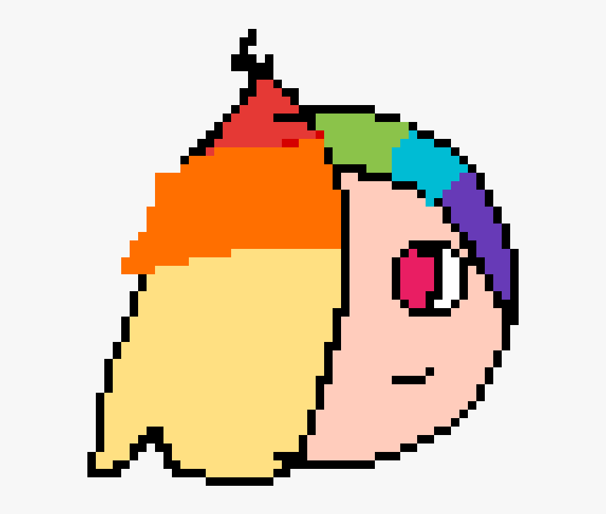 Human Rainbow Dash - Korilakkuma Pixel Art, HD Png Download