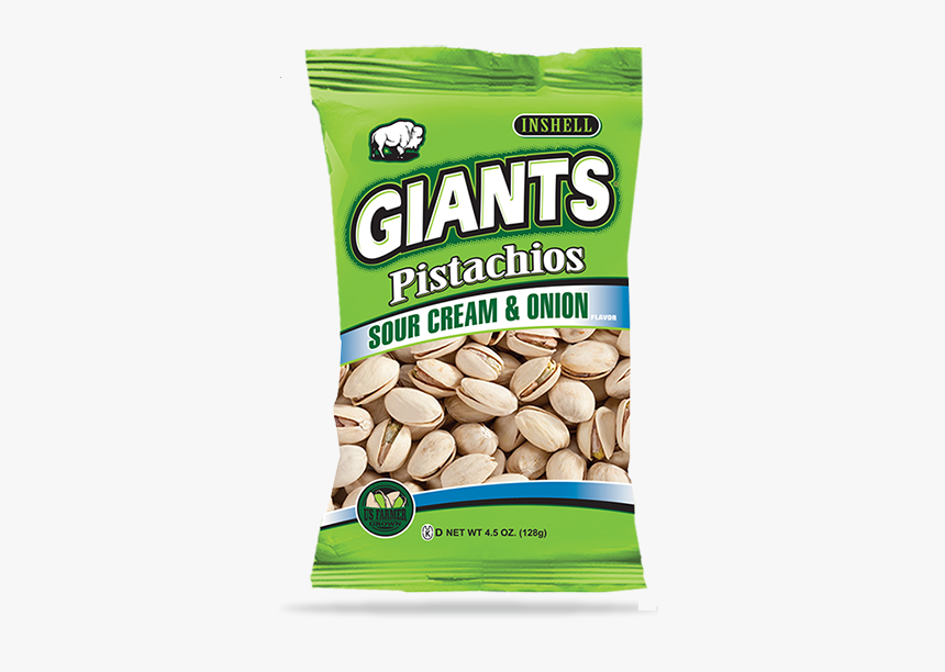 Sour Cream And Onion Pistachios (1 Bag) - Giants Pistachios, HD Png Download