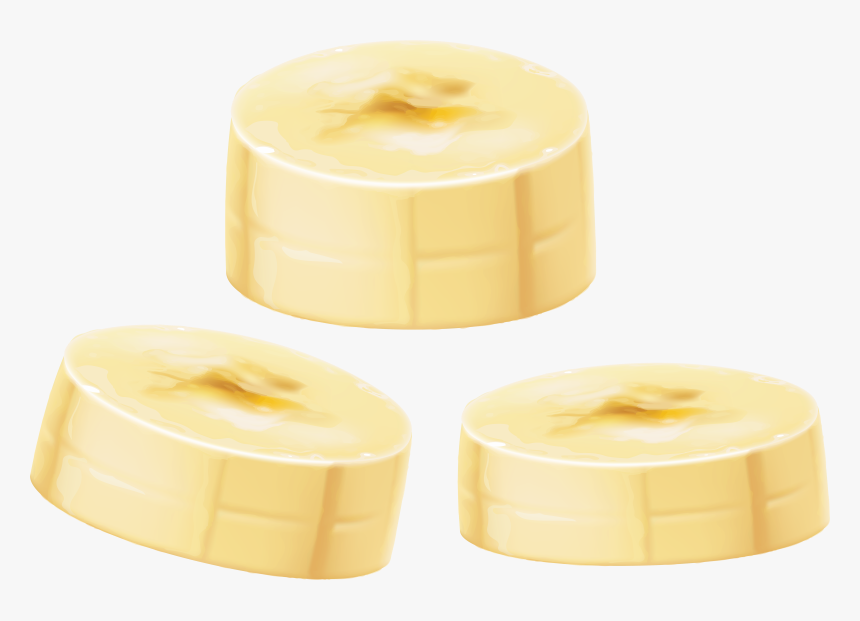 Banana Slices Png Clipart, Is Available For Free Download - Transparent Banana Slice Png, Png Download