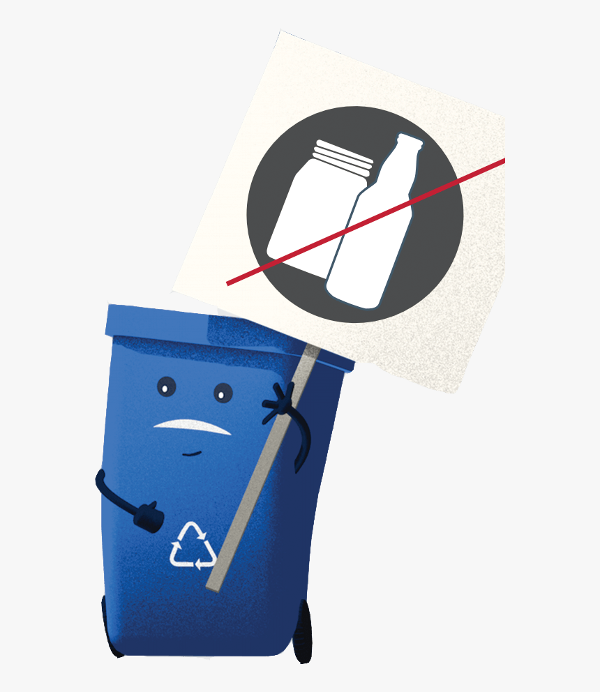 City Examines Residents’ Recycling Bins - Illustration, HD Png Download