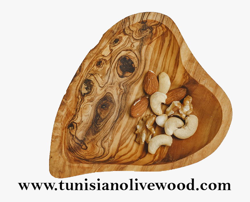 Olive Wood Heart Dish - Olive Wood Heart Shaped Dish By Naturally Med, HD Png Download