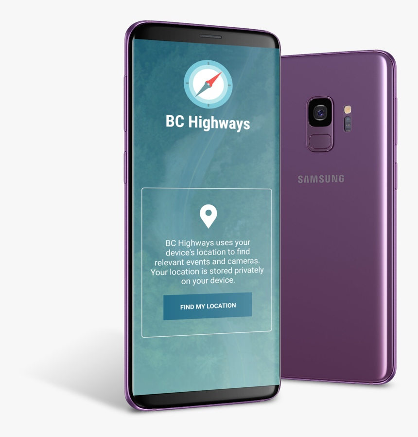 Bc Highways Mockup 1 - Smartphone, HD Png Download