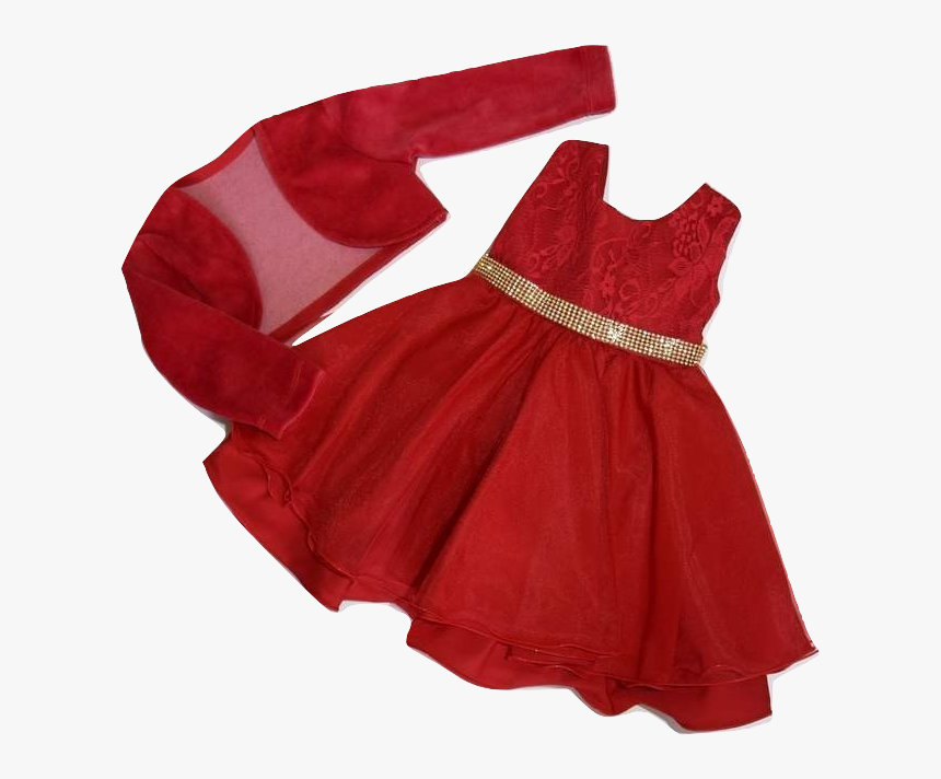 Thumb Image - Vestido De Festa Infantil Vermelho, HD Png Download