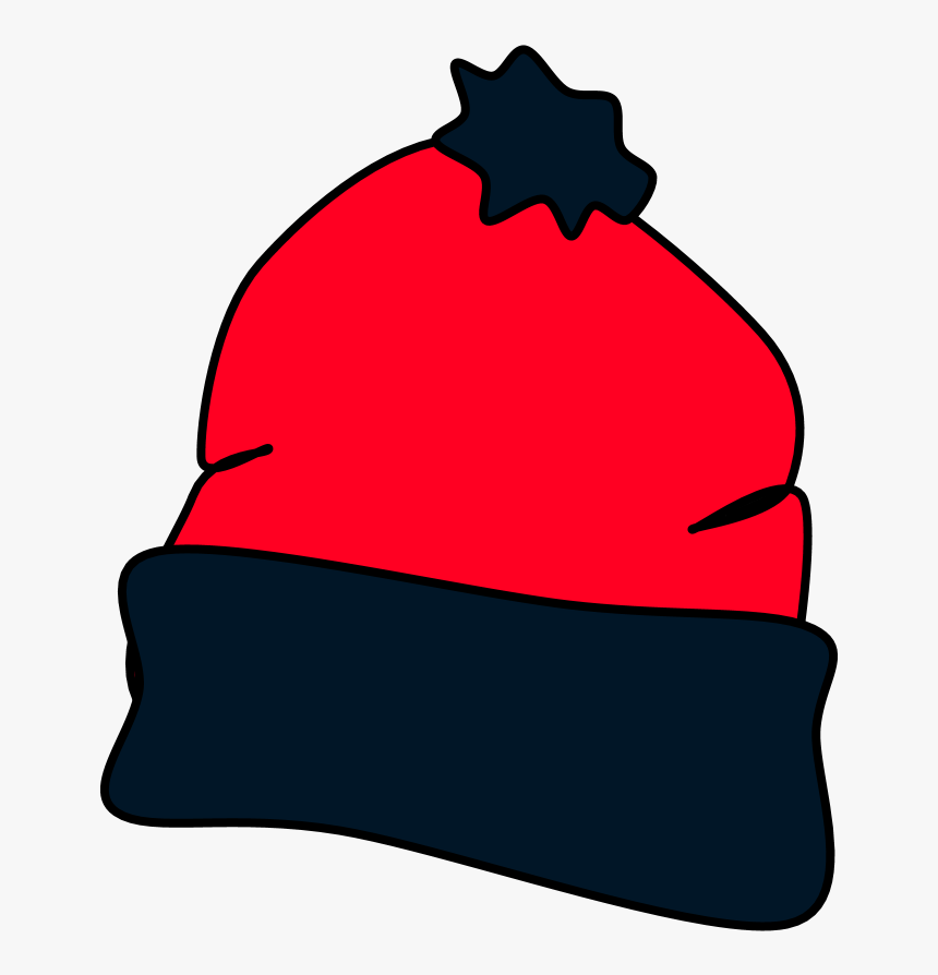 Hat, Winter, Red, Black, Style, HD Png Download