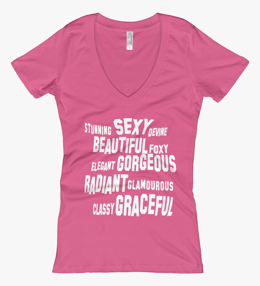 Sexy Words Mockup Flat Front Hot Pink Original - Active Shirt, HD Png Download