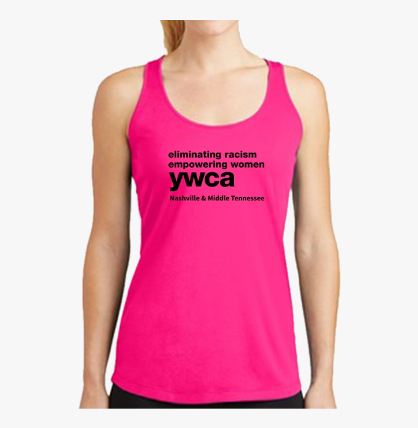 Ywca Hot Pink Racerback Tank - Run Happy Tank, HD Png Download