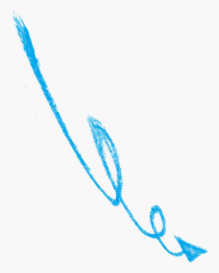 Jpg Royalty Free Blue Sidewalk Arrow To Pull The Free, HD Png Download