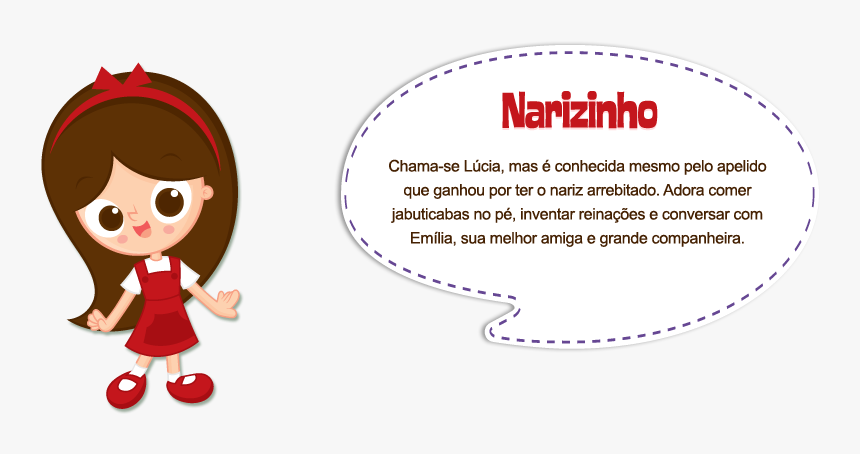 Narizinho Sitio Do Picapau Amarelo Png, Transparent Png