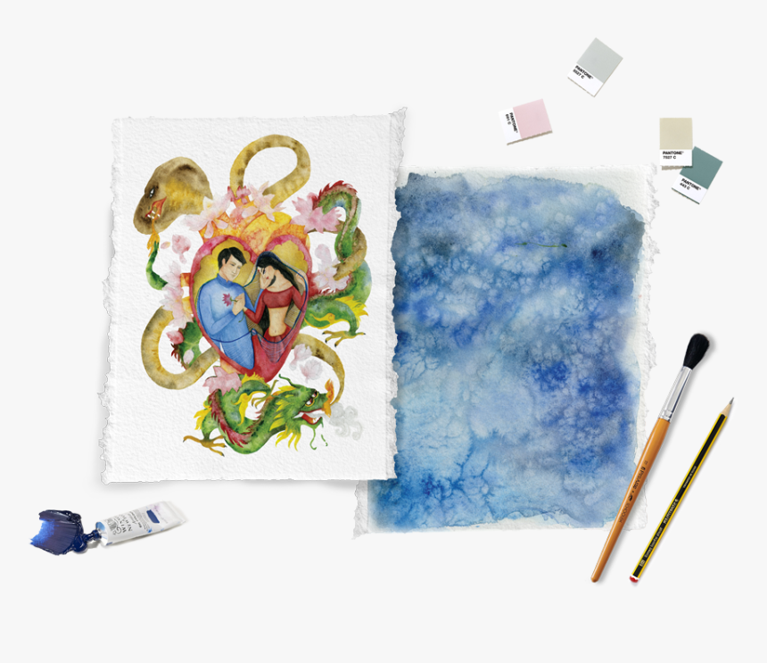 Vidhi Dattani Announcement Watercolor Tools - Craft, HD Png Download