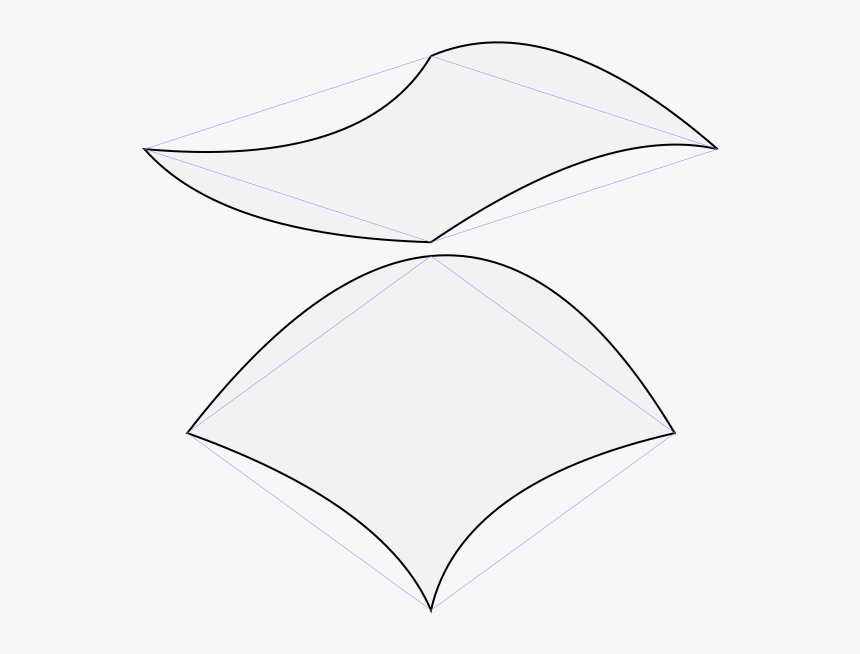 Penrose Rhombuses With Parabolic Edges - Umbrella, HD Png Download