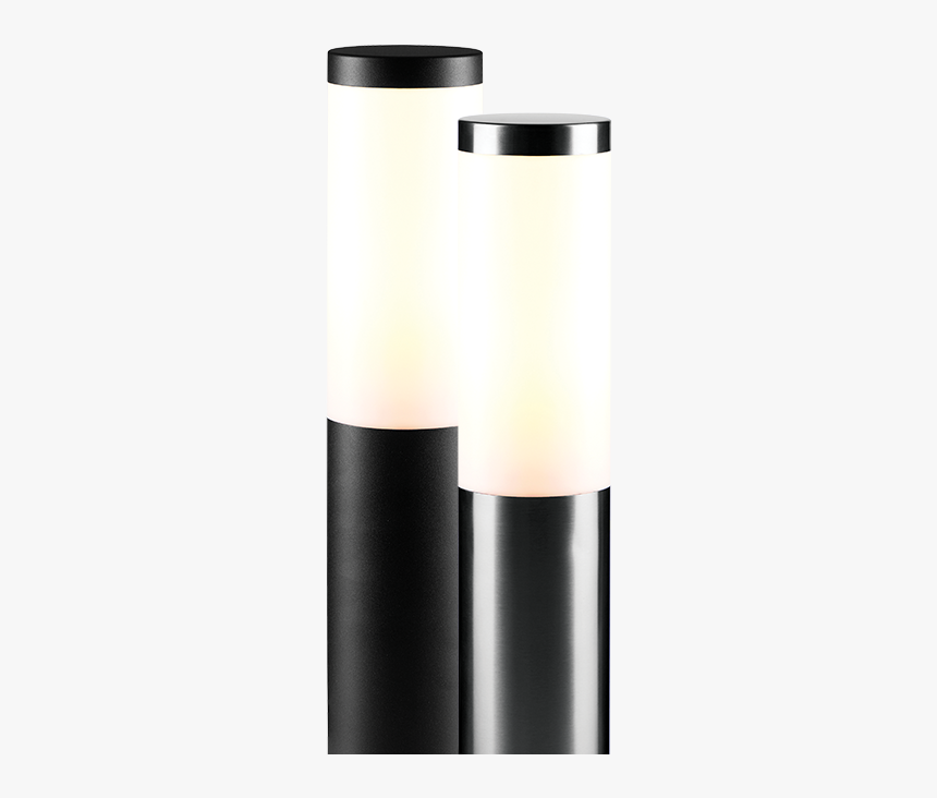 Bollard Lights, Black And Stainless Steel - Lampshade, HD Png Download