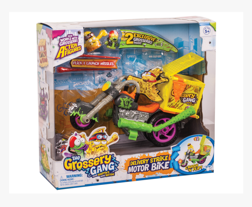The Grossery Gang Delivery Strike Motorbike, HD Png Download