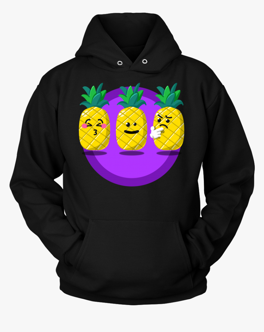 Funny Cartoon Fruit Feeling Mood Confused Pineapple, HD Png Download