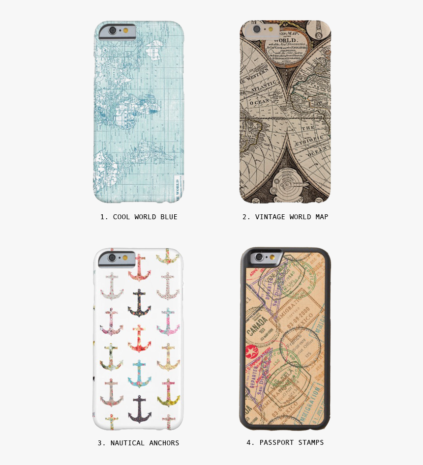 Travel Themed Phone Cases // A Travel Gift Guide - Iphone, HD Png Download