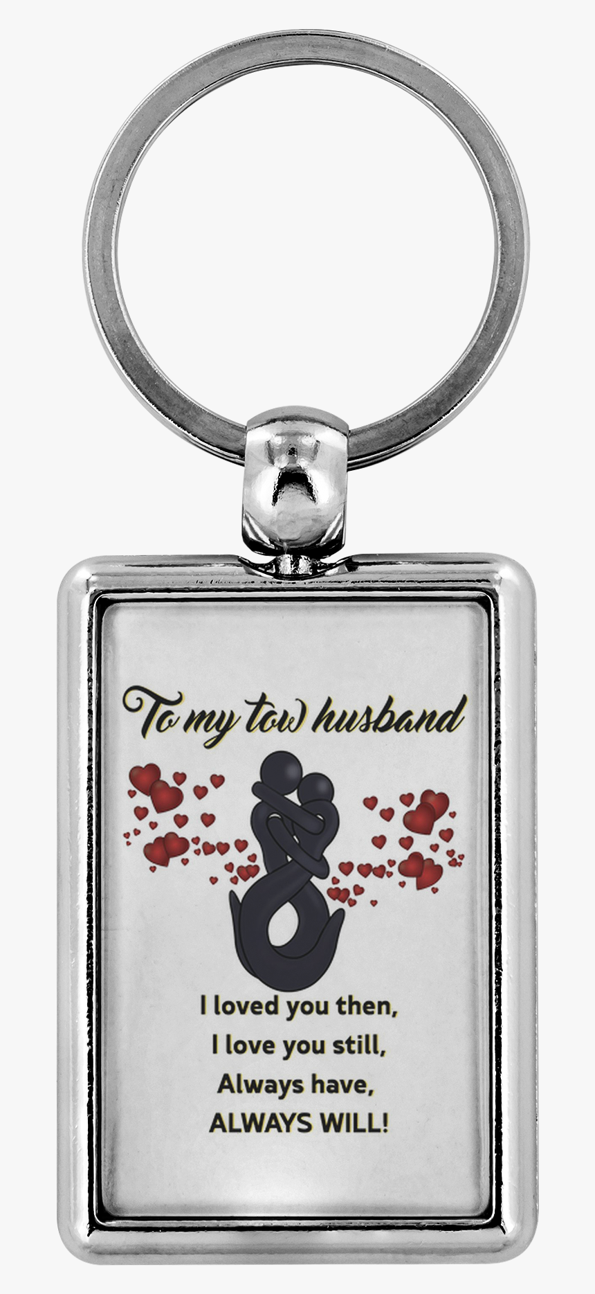 Proud Tow Husband/wife Keychain 
 Class Lazyload Lazyload - Day I Met You I Found My Missing Piece Keychain, HD Png Download