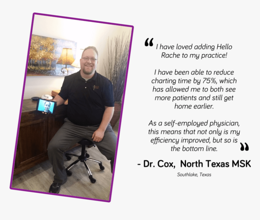 Cox Testimonial - Sitting, HD Png Download