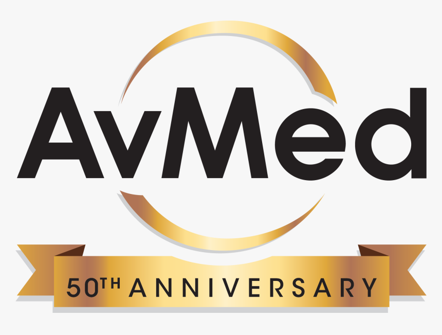 Avmed 50th Anniversary Wribbon - Graphic Design, HD Png Download